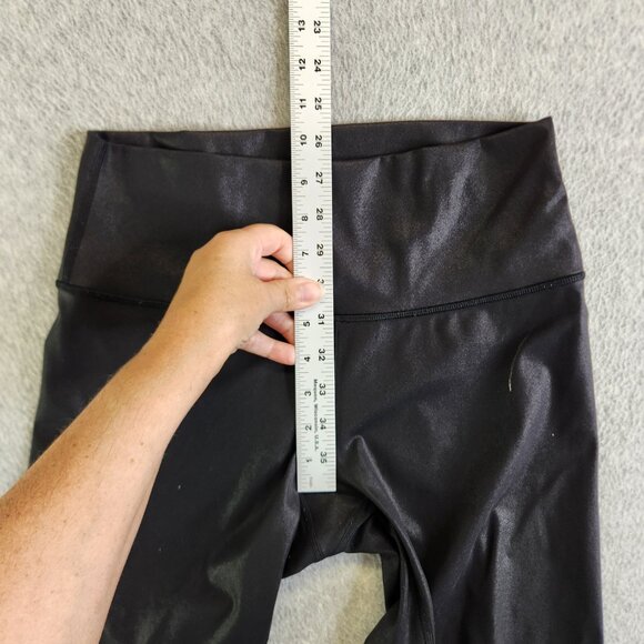 Lululemon Leggings Womens 8 Wunder Under High-Rise Crop 23" Foil Matte Black - Picture 13 of 16